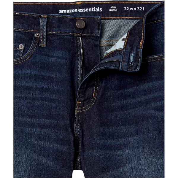 Amazon Essentials Mens SlimFit JeansIndigo Wash