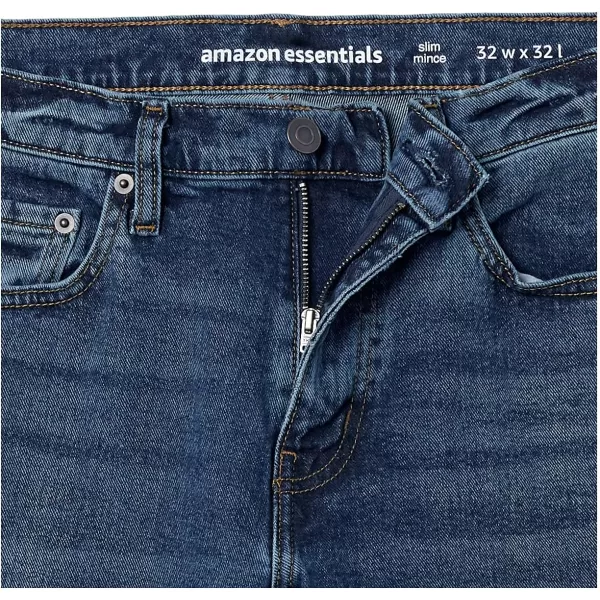 Amazon Essentials Mens SlimFit JeansVintage Wash