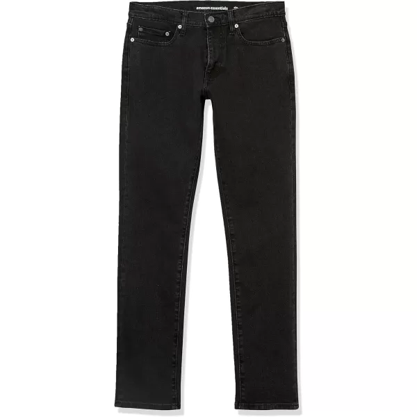 Amazon Essentials Mens SlimFit JeansWashed Black