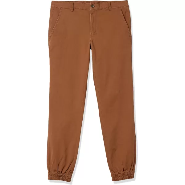 Amazon Essentials Mens SlimFit Jogger PantDark Khaki Brown