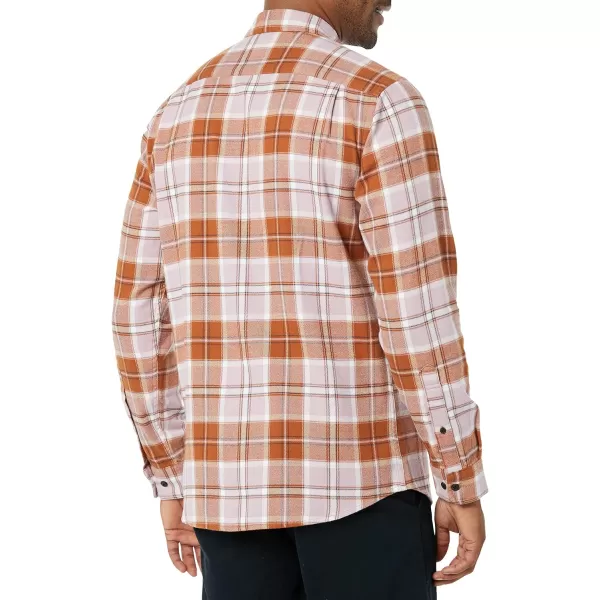 Amazon Essentials Mens SlimFit LongSleeve Flannel ShirtLilac Plaid