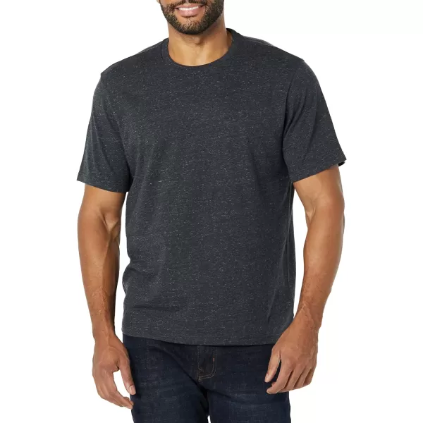 Amazon Essentials Mens SlimFit ShortSleeve Crewneck Pocket TShirt Pack of 2Charcoal Heather