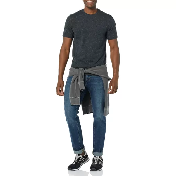 Amazon Essentials Mens SlimFit ShortSleeve Crewneck Pocket TShirt Pack of 2Charcoal Heather