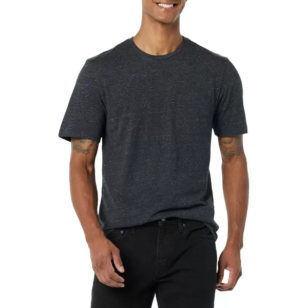 Amazon Essentials Mens SlimFit ShortSleeve Crewneck Pocket TShirt Pack of 2Charcoal Heather Pocket