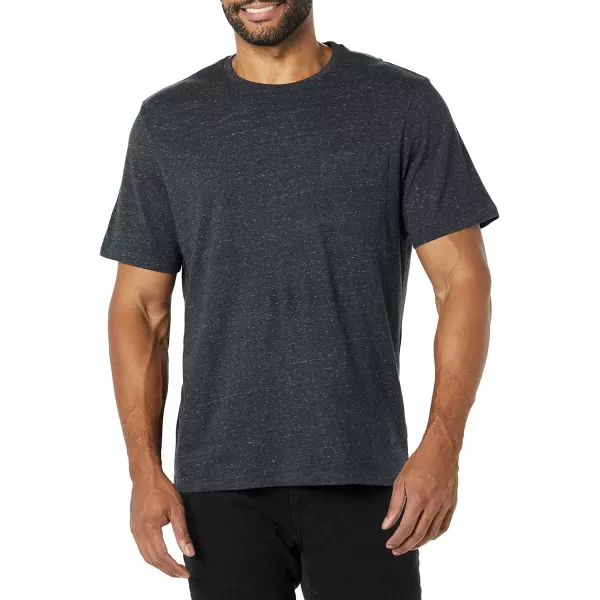 Amazon Essentials Mens SlimFit ShortSleeve Crewneck Pocket TShirt Pack of 2Charcoal Heather Pocket