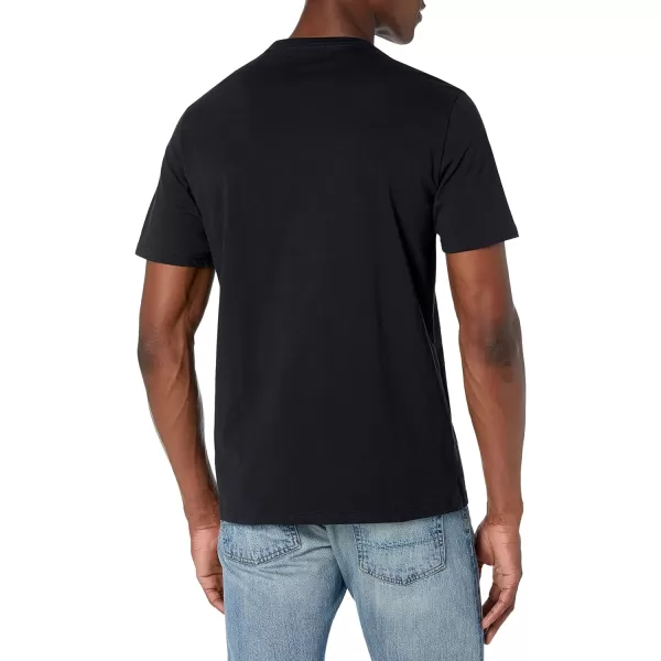 Amazon Essentials Mens SlimFit ShortSleeve VNeck TShirt Pack of 2Black