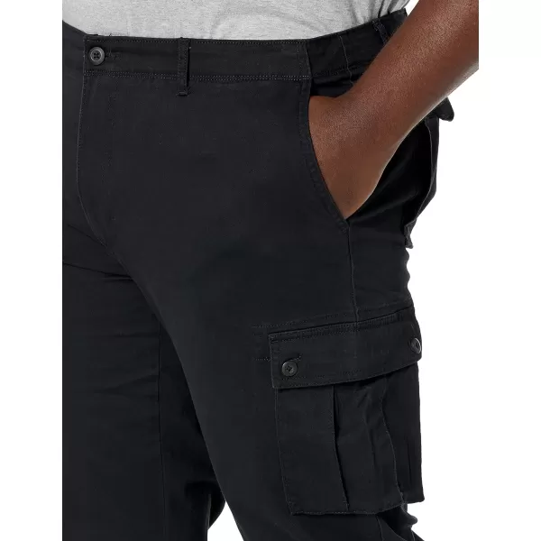 Amazon Essentials Mens SlimFit Stretch Cargo PantBlack