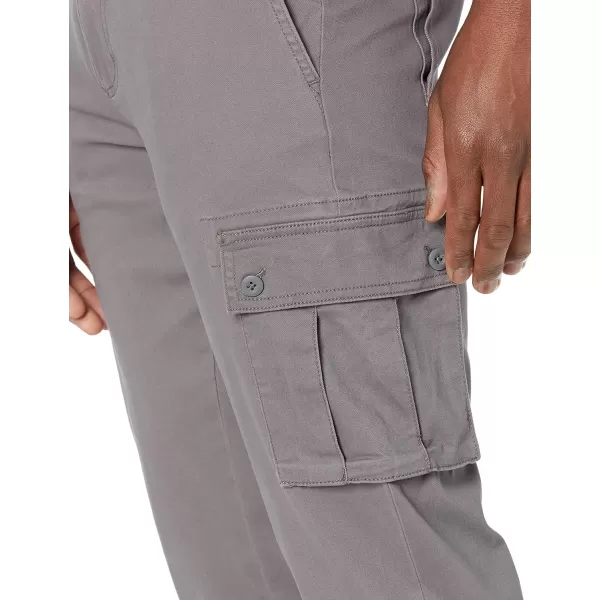 Amazon Essentials Mens SlimFit Stretch Cargo PantDark Grey