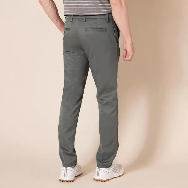 Amazon Essentials Mens SlimFit Stretch Golf PantPolyester Blend Grey