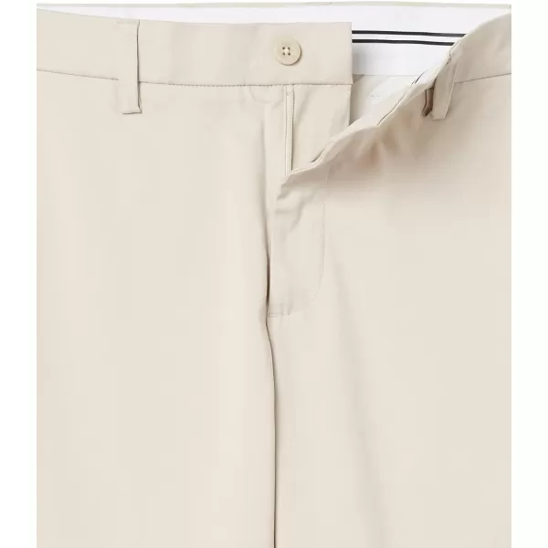 Amazon Essentials Mens SlimFit Stretch Golf PantPolyester Blend Light Beige