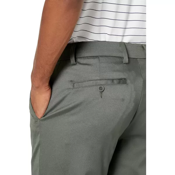 Amazon Essentials Mens SlimFit Stretch Golf PantPolyester Blend Olive