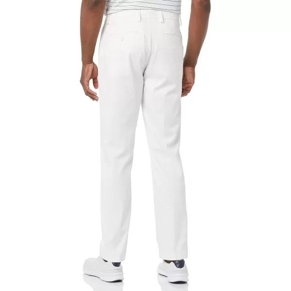 Amazon Essentials Mens SlimFit Stretch Golf PantPolyester Blend White