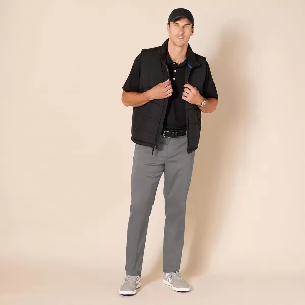 Amazon Essentials Mens SlimFit Stretch Golf PantRecycled Polyester Blend Grey