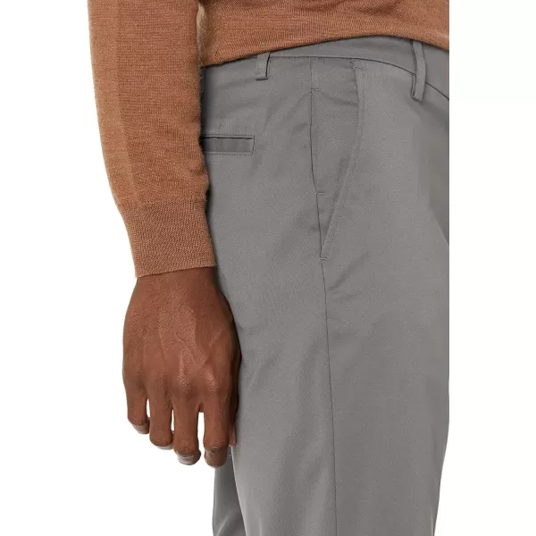 Amazon Essentials Mens SlimFit Stretch Golf PantRecycled Polyester Blend Grey