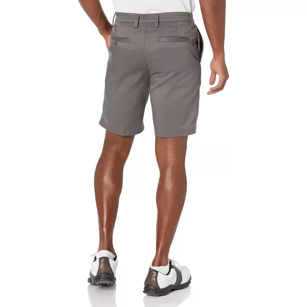 Amazon Essentials Mens SlimFit Stretch Golf ShortPolyester Blend Grey