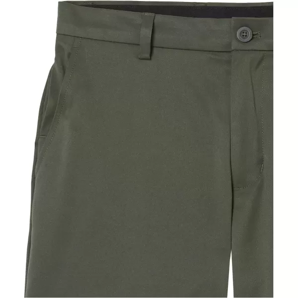 Amazon Essentials Mens SlimFit Stretch Golf ShortPolyester Blend Olive