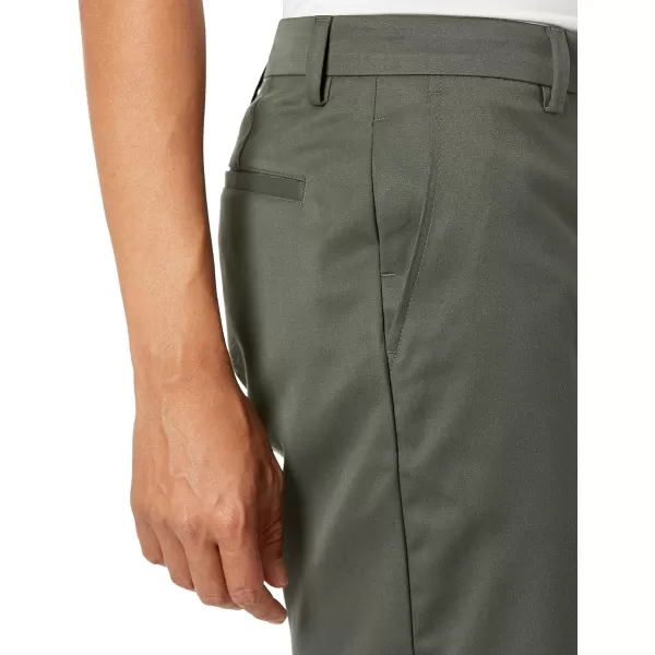 Amazon Essentials Mens SlimFit Stretch Golf ShortRecycled Polyester Blend Olive