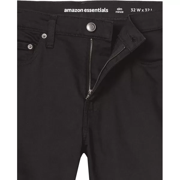 Amazon Essentials Mens SlimFit Stretch JeanBlack