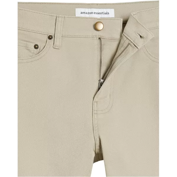 Amazon Essentials Mens SlimFit Stretch JeanLight Khaki Brown