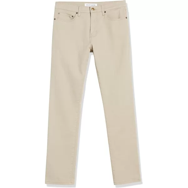 Amazon Essentials Mens SlimFit Stretch JeanLight Khaki Brown