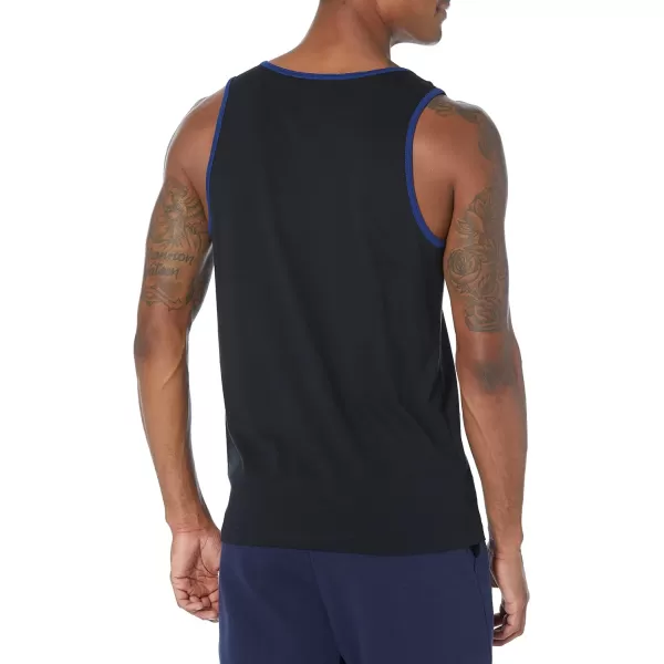 Amazon Essentials Mens SlimFit Tank TopBlackBlue