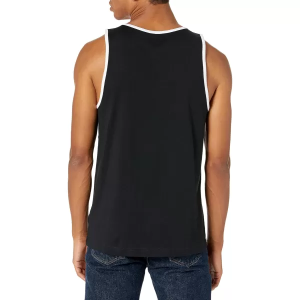 Amazon Essentials Mens SlimFit Tank TopBlackWhite