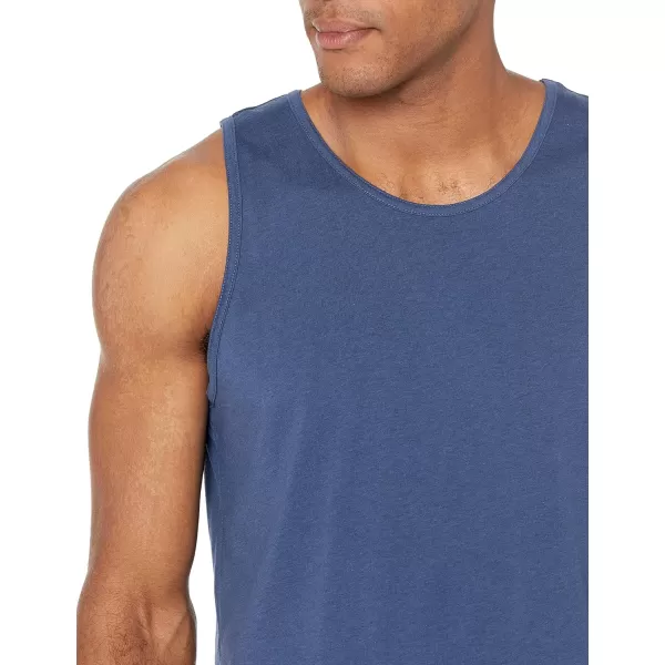 Amazon Essentials Mens SlimFit Tank TopBlue Heather