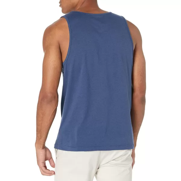 Amazon Essentials Mens SlimFit Tank TopBlue Heather