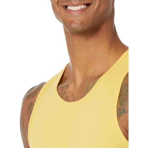 Amazon Essentials Mens SlimFit Tank TopYellow