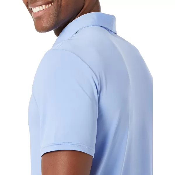 Amazon Essentials Mens SlimFit Tech Stretch Polo ShirtBlue