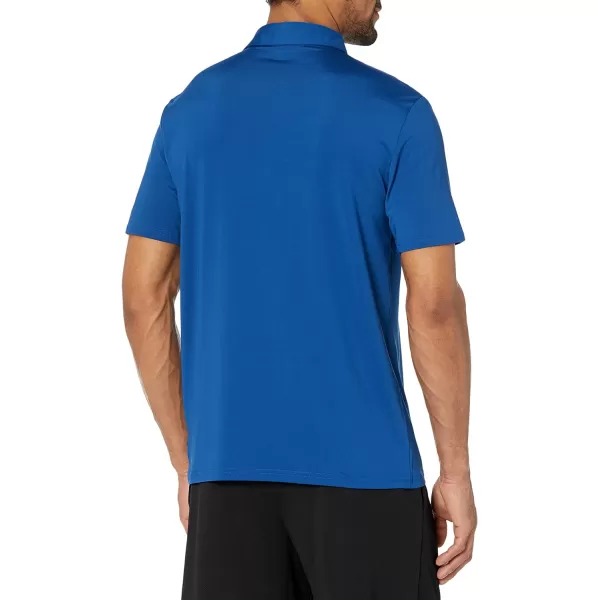 Amazon Essentials Mens SlimFit Tech Stretch Polo ShirtBright Blue