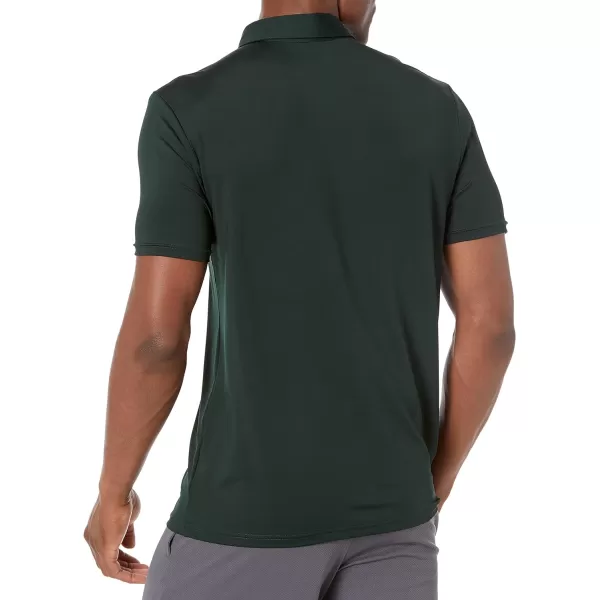 Amazon Essentials Mens SlimFit Tech Stretch Polo ShirtDark Green