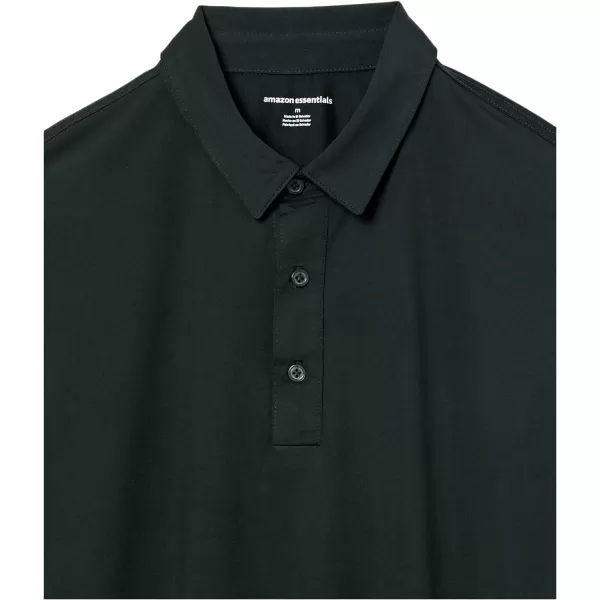 Amazon Essentials Mens SlimFit Tech Stretch Polo ShirtDark Green