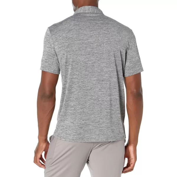 Amazon Essentials Mens SlimFit Tech Stretch Polo ShirtDark Grey Heather