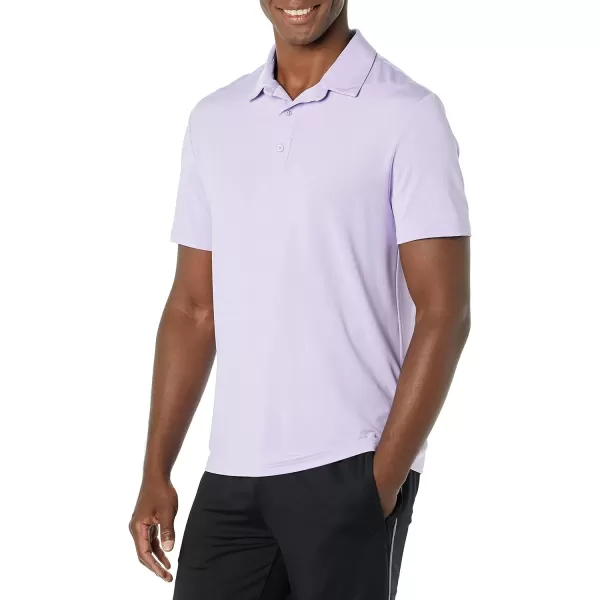 Amazon Essentials Mens SlimFit Tech Stretch Polo ShirtLavender