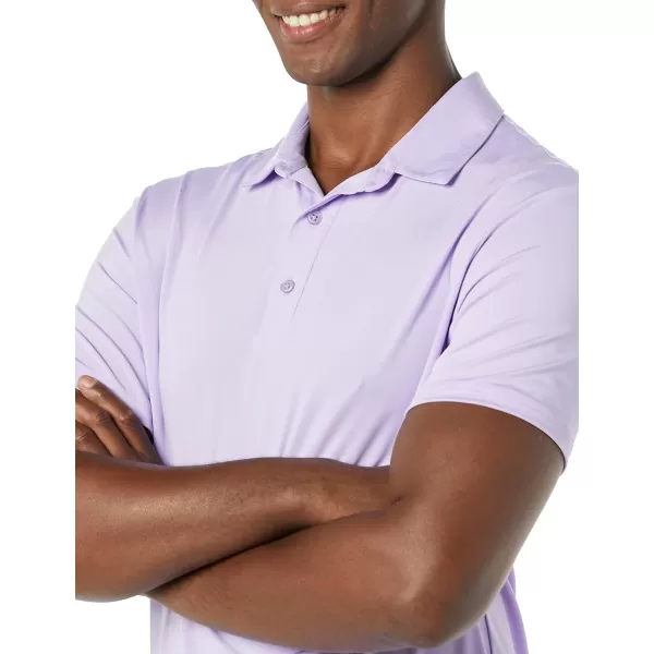 Amazon Essentials Mens SlimFit Tech Stretch Polo ShirtLavender