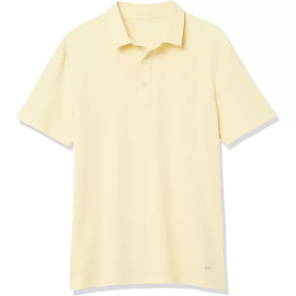 Amazon Essentials Mens SlimFit Tech Stretch Polo ShirtPineapple Yellow