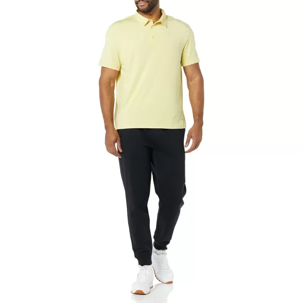 Amazon Essentials Mens SlimFit Tech Stretch Polo ShirtPineapple Yellow