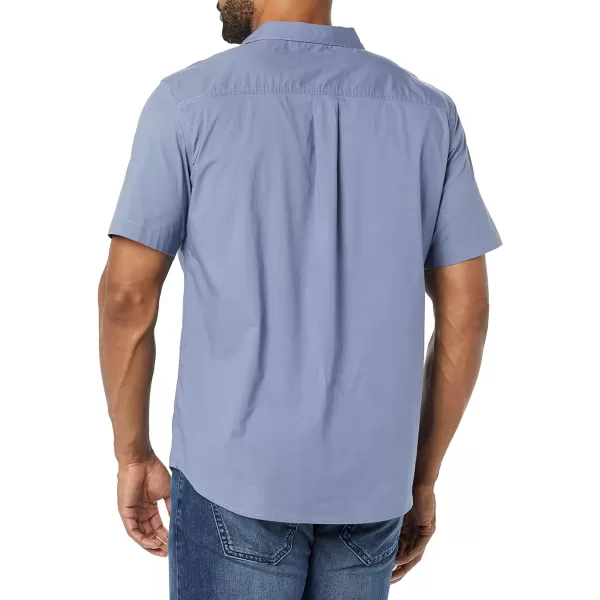 Amazon Essentials Mens SlimFit Vacation ShirtWashed Blue