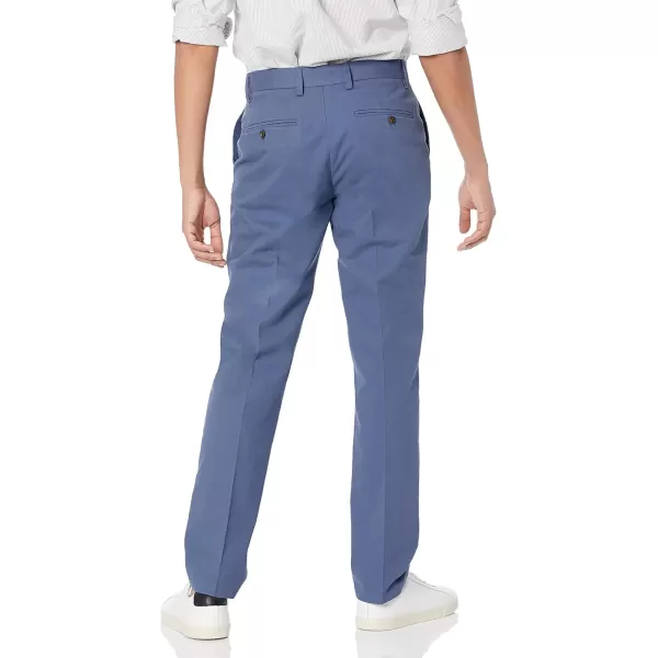 Amazon Essentials Mens SlimFit WrinkleResistant FlatFront Chino PantIndigo