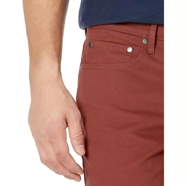 Amazon Essentials Mens Slimfit 7 Inseam Stretch 5Pocket ShortChestnut Brown