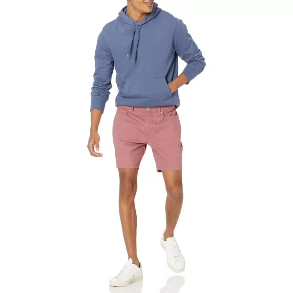 Amazon Essentials Mens Slimfit 7 Inseam Stretch 5Pocket ShortPink