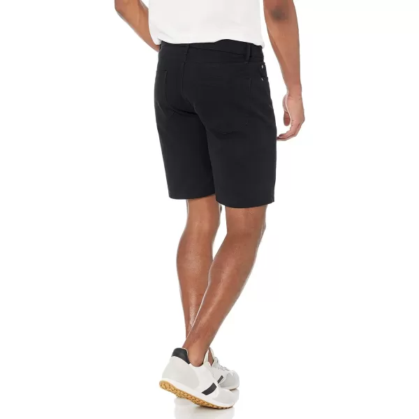 Amazon Essentials Mens Slimfit 9 Inseam Stretch 5Pocket ShortBlack