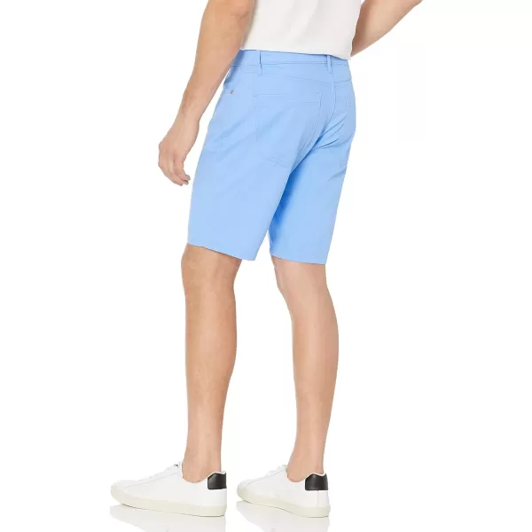 Amazon Essentials Mens Slimfit 9 Inseam Stretch 5Pocket ShortLight Blue