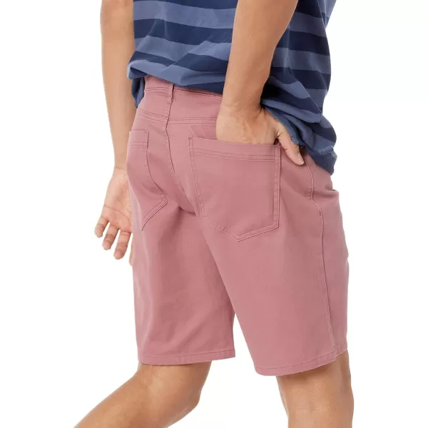 Amazon Essentials Mens Slimfit 9 Inseam Stretch 5Pocket ShortPink