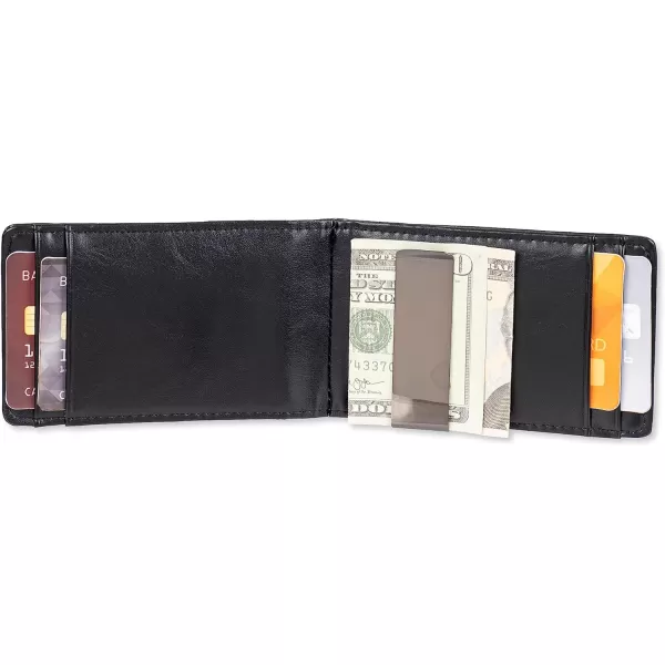 Amazon Essentials Mens Smart Wallet with Removable Money ClipBlack