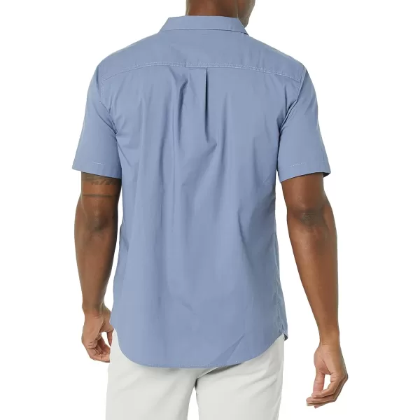 Amazon Essentials Mens StandardFit Vacation ShirtWashed Blue