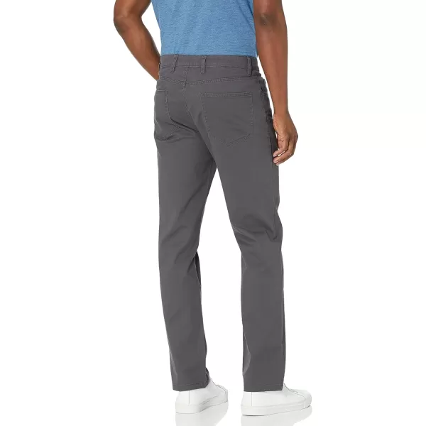 Amazon Essentials Mens StraightFit 5Pocket Comfort Stretch Chino Pant Previously GoodthreadsGrey