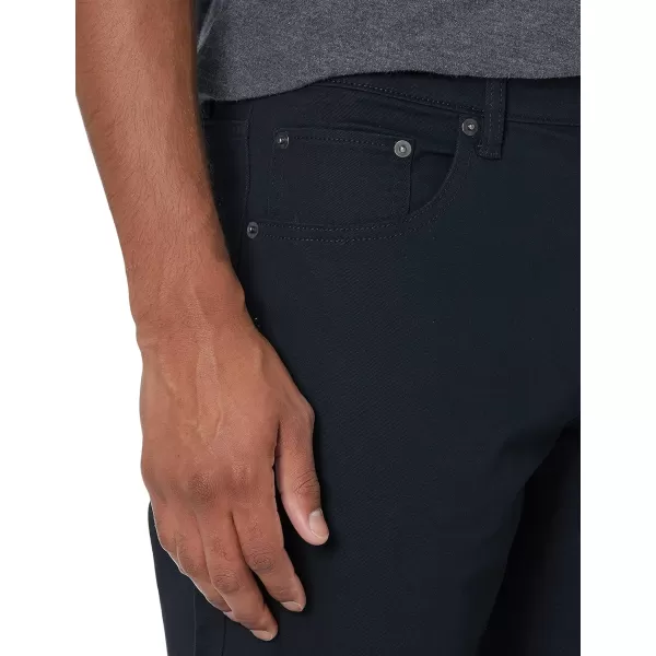 Amazon Essentials Mens StraightFit 5Pocket Stretch Twill PantBlack