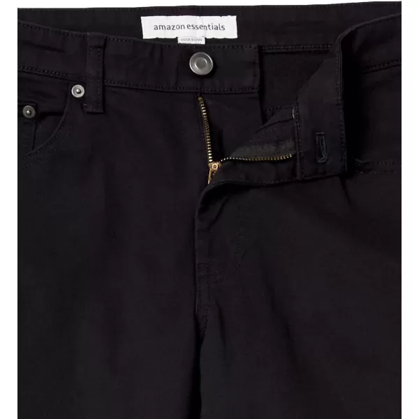 Amazon Essentials Mens StraightFit 5Pocket Stretch Twill PantBlack